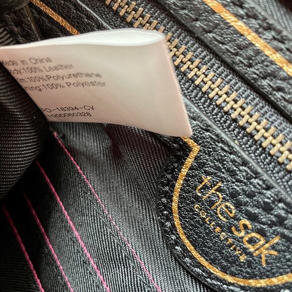 The Sak Coral Crossbody Leather Tassel Purse Croc Embossed Convertible Strap - Picture 13 of 16